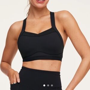 NWT adore me Brynlee High Support Contour black sports bra size 36ddd